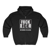 No Human is Illegal Protest Immigration Rights Zip Hoodie Unisex Apparel
