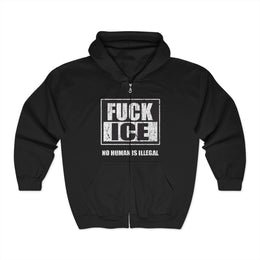 No Human is Illegal Protest Immigration Rights Zip Hoodie Unisex Apparel