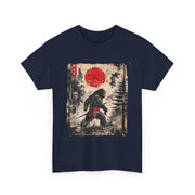 Funny Samurai Bigfoot Japanese Vintage Ukiyo-e Art Unisex T-Shirt