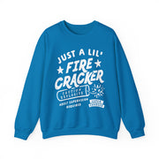 Funny Little Firecracker 4th of July Toddler Youth Sweatshirt Gift