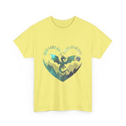 Just a Girl Who Loves Dragons T-Shirt – Cute Heart Graphic Tee for Fantasy Fans and Dragon Lovers