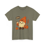 Bruh Ghost Halloween Cute Ghost Trick Or Treat Candy T-Shirt - Unisex Apparel