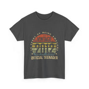 Vintage 2012 Official Teenager 13th Birthday T-Shirt - Unisex Gift