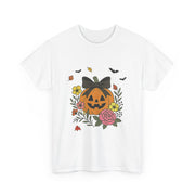 Charming Pumpkin Floral Design Accent Joy T-Shirt - Unisex Apparel