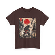 Funny Samurai Bigfoot Japanese Vintage Ukiyo-e Art Unisex T-Shirt