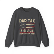 Funny Dad Tax USA Flag Sweatshirt Fathers Day Gift for Him