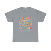 School's Out Forever Retired Teacher 2025 Groovy Retirement T-Shirt Unisex Gift