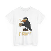 Black Crow F-CAW-F Coffee Crow Funny Raven Gothic Halloween T-Shirt - Unisex Apparel