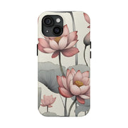 Vintage Lotus Blossom Phone Case Gift for Her - Trending Floral Design