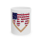 Baseball Drip Boy Ice Cream Patriotic American Mug - 4th of July Gift for Him