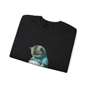 Funny Fat Cat Big Belly Cute Sweatshirt - Unisex Apparel