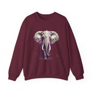 Majestic Elephant Safari Wildlife Artwork Sweatshirt Gift for Animal Lovers