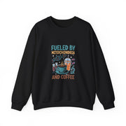 Funny Biology Teacher Science Fueled by Mitochondria Sweatshirt - Unisex Apparel