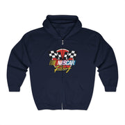 NASCAR Racing Checkered Flags Logo Zip Hoodie Unisex Apparel