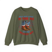 Patriotic Boot Design Sweatshirt - Unisex Apparel