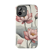 Vintage Lotus Blossom Phone Case Gift for Her - Trending Floral Design