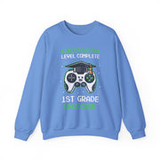 Kindergarten Graduation Gamer Sweatshirt 1st Grade Unlocked Gift for Boys Kids