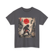 Funny Samurai Bigfoot Japanese Vintage Ukiyo-e Art Unisex T-Shirt