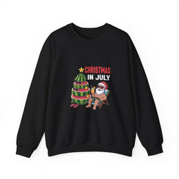 Christmas in July Santa Beach Watermelon Kids Youth Sweatshirt