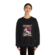 Shakin' Tits and Takin' Shits Funny Unicorn Adult Humor Sweatshirt - Unisex Apparel