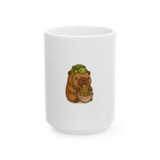 Cute Capybara and Turtle Backpack Ramen Kawaii Capibara Mug
