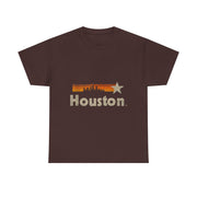 Vintage Houston Texas Strong Stripes City T-Shirt Unisex T-Shirt