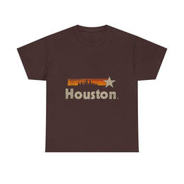 Vintage Houston Texas Strong Stripes City T-Shirt Unisex T-Shirt