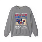 Funny 4th of July Fireworks Director Sweatshirt Gift for Him