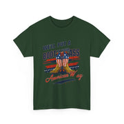 Western Cowgirl Boot T-Shirt Patriotic 4th Of July Gift for Her