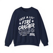 Funny Little Firecracker 4th of July Toddler Youth Sweatshirt Gift