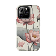 Vintage Lotus Blossom Phone Case Gift for Her - Trending Floral Design