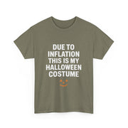 Funny Inflation Halloween Costume T-Shirt for Him