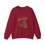 Arizona AZ Pride State Map Cactus Desert Vintage Sweatshirt - Unisex Apparel