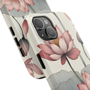 Vintage Lotus Blossom Phone Case Gift for Her - Trending Floral Design