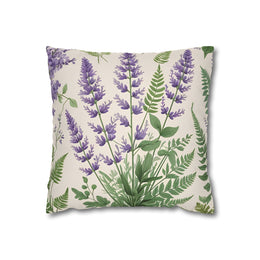 Whispering Lavender Serenity Pillowcase - Elegant Home Decor