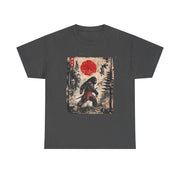 Funny Samurai Bigfoot Japanese Vintage Ukiyo-e Art Unisex T-Shirt