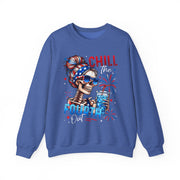 Funny Skeleton 4th Of July Sweatshirt Retro Chill The Fourth Out Gift for Her