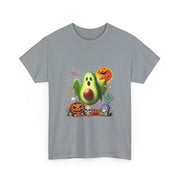 Avocado Horror Boo Ghost Halloween Vegan Cosplay Fruit T-Shirt - Unisex Apparel