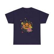 Charming Pumpkin Floral Design Accent Joy T-Shirt - Unisex Apparel