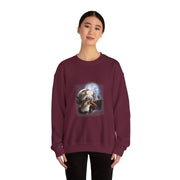 Funny Eagle Howling At The Moon Sweatshirt for Bird Lovers