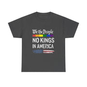 No Kings in America T-Shirt – Bold Patriotic Statement Tee for Politically Active Men