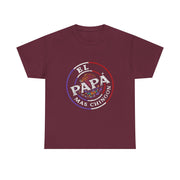 Father's Day El Papa Mas Chingon Funny Mexican Spanish Dad T-Shirt Gift for Him