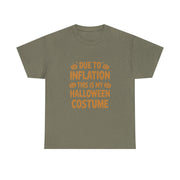 Funny Halloween Costume T-Shirt for Women - Due To Inflation