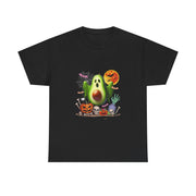 Avocado Horror Boo Ghost Halloween Vegan Cosplay Fruit T-Shirt - Unisex Apparel