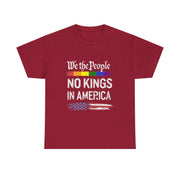 No Kings in America T-Shirt – Bold Patriotic Statement Tee for Politically Active Men