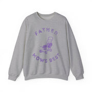Father Mows Best Lawn Care Gardener Sweatshirt Father's Day Gift for Him