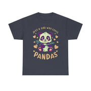 Just a Girl Who Loves Pandas Cute Panda T-Shirt Gift for Her
