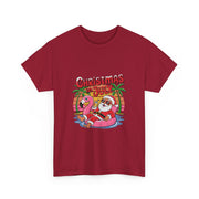 Christmas in July Funny Santa Summer Beach Vibes Hawaiian T-Shirt - Unisex Apparel