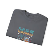 Funny Biology Teacher Science Fueled by Mitochondria Sweatshirt - Unisex Apparel