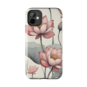 Vintage Lotus Blossom Phone Case Gift for Her - Trending Floral Design